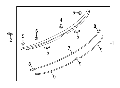 2014 Mazda 3 Rear Spoiler Diagram 2