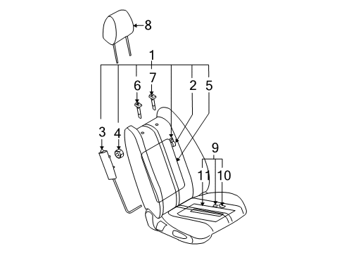 2007 Mazda CX-7 Heated Seats Diagram 3