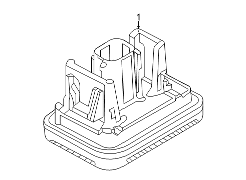 2022 Mazda MX-30 EV License Lamps