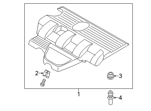 2014 Mazda MX-5 Miata Engine Appearance Cover Diagram
