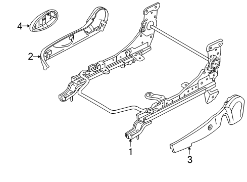 2005 Mazda 3 Tracks & Components Diagram 2