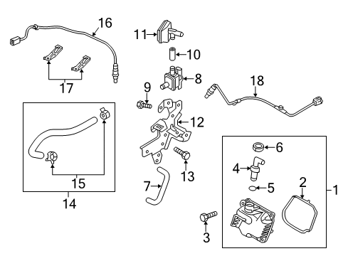 2016 Mazda CX-3 Emission System Diagram