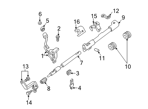 1999 Mazda B2500 Housing & Components Diagram 2