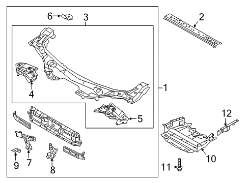 2024 Mazda MX-5 Miata Radiator Support