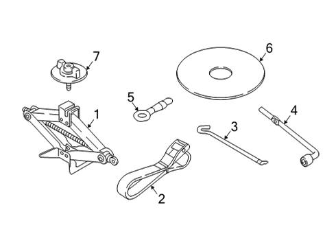 2024 Mazda CX-30 Jack & Components
