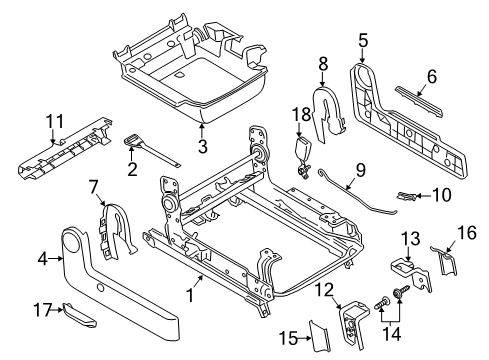 2012 Mazda 5 Tracks & Components Diagram 4