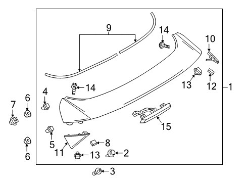 2021 Mazda CX-3 Rear Spoiler