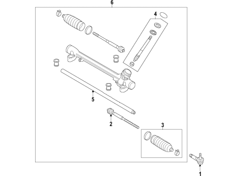 2020 Mazda 3 Steering Gear & Linkage Diagram 2