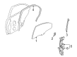 Diagram for Mazda Millenia Window Run - T00172605B