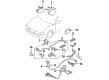 Diagram for Mazda MX-6 Airbag - GCYV57K7002