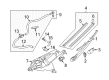Diagram for Mazda CX-9 Windshield Washer Nozzle - TD13-67-510