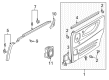 Diagram for Mazda MPV Door Seal - LC62-73-821A