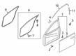 Diagram for Mazda 6 Door Seal - GBFN-59-760