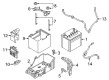 Diagram for Mazda Battery Tray - D09H-56-040