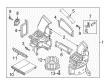 Diagram for Mazda Blend Door Actuator - DE4M-61-B20