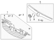 Diagram for Mazda Protege Emblem - GE4T-51-731
