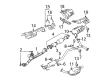 Diagram for Mazda Muffler Strap - AJ19-40-061