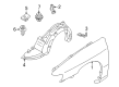 Diagram for Mazda Protege5 Fender - BN5V-52-211