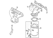 Diagram for Mazda Protege Exhaust Pipe - ZM02-20-500A
