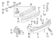 Diagram for Mazda Millenia Bumper Cover - T060-50-221C-BB