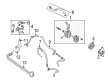 Diagram for Mazda Tribute Power Steering Pump Pulley - EF91-32-620B