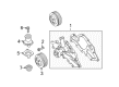 Diagram for Mazda B3000 Water Pump Pulley - ZZM4-15-131