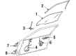 Diagram for Mazda Speedometer Cable - BG95-60-080A
