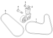 Diagram for Mazda CX-50 Drive Belt - P54G-15-908
