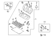 Diagram for Mazda MPV Seat Cushion - LE48-88-310A-80