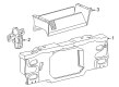 Diagram for Mazda B3000 Radiator Support - 1FDA-53-100