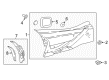 Diagram for Mazda CX-5 Tail Light - KB8A-51-3G0B