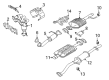 Diagram for Mazda Tribute Exhaust Pipe - L364-40-100A