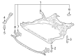 Diagram for Mazda Front Cross-Member - VA40-34-80XC