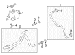 Diagram for Mazda 5 Water Hose - L5E2-15-260