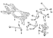 Diagram for Mazda MX-5 Miata Rear Crossmember - N243-28-800E