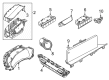 Diagram for Mazda CX-90 A/C Switch - KMW7-61-190C