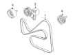 Diagram for Mazda Tribute Timing Belt Idler Pulley - LF01-15-940A