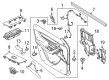Diagram for Mazda Power Window Switch - KJG6-66-350