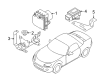 Diagram for Mazda MX-5 Miata ABS Pump And Motor Assembly - NFY9-43-7A0