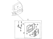 Diagram for Mazda MPV Tail Light - 8BL151380