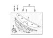 Diagram for Mazda 6 Emblem - GP7B-51-731