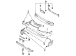 Diagram for Mazda MX-6 Bumper - GA2A-50-070H