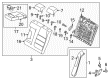 Diagram for Mazda 6 Cup Holder - GRV2-88-2B7