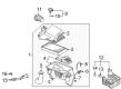 Diagram for Mazda 6 Air Duct - L813-13-201A
