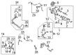 Diagram for Mazda 626 Power Steering Reservoir - GA2G-32-69XA