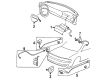 Diagram for Mazda 929 Air Bag Control Module - HG30-67-7F0