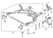Diagram for Mazda Front Cross-Member - GHP9-34-80XD
