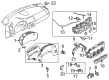 Diagram for Mazda Ambient Temperature Sensor - KD47-61-757