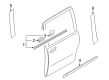 Diagram for Mazda MPV Door Seal - LC62-50-670E