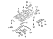 Diagram for Mazda CX-9 Rear Crossmember - TD11-53-930C